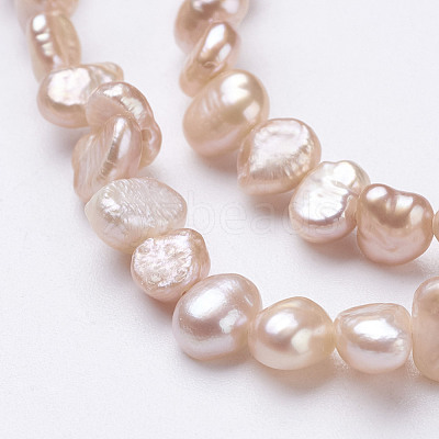 Natural Cultured Freshwater Pearl Beads Strands PEAR-P002-53D-1