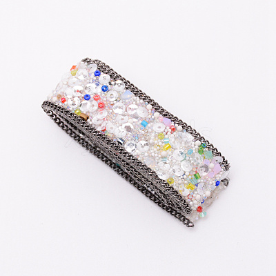 Hotfix Resin Rhinestone Tape DIY-WH0176-82-1