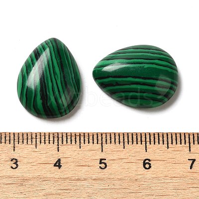 Synthetic Malachite Cabochons G-P521-02B-1