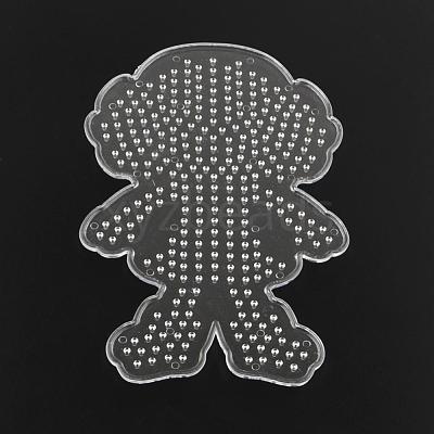 Girl ABC Plastic Pegboards used for 5x5mm DIY Fuse Beads DIY-Q009-42-1