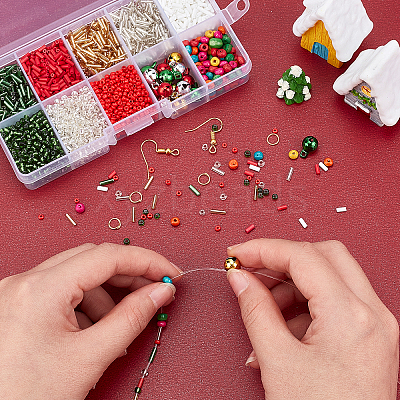 Christmas Theme DIY Jewelry Kits DIY-WH0223-92-1