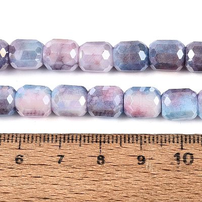 Anti-Tarnish Electroplate Glass Beads Strands EGLA-N027-03A-03-1