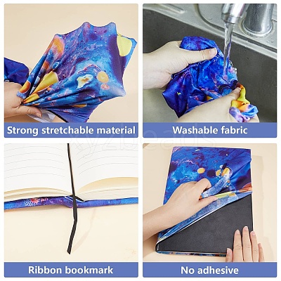 Polyester Book Covers OFST-WH0009-161-1