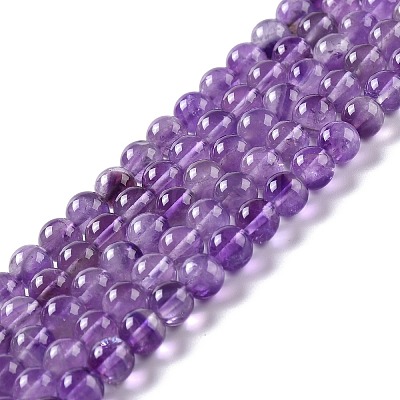 Natural Chevron Amethyst Beads Strands G-S030-1