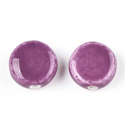 Handmade Porcelain Beads PORC-Q215-15x14mm-01-1