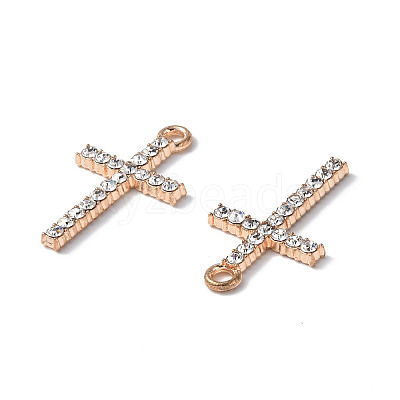 Alloy Crystal Rhinestone Pendants X-PALLOY-F288-03KCG-1