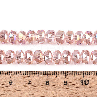 Electroplate Glass Beads Strands EGLA-T021-20J-1