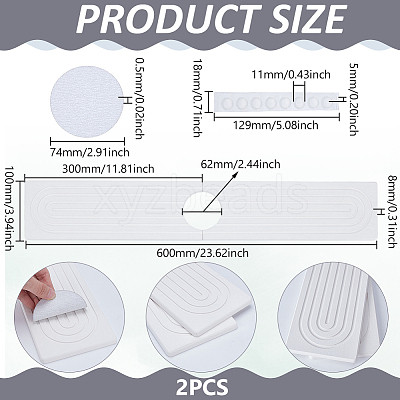 Diatomaceous Earth Bathroom Faucet Mat FIND-WH0139-816B-1