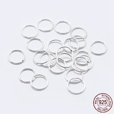 925 Sterling Silver Soldered Closed Jump Rings STER-F036-03S-1x4-1