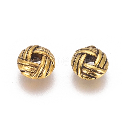 Zinc Alloy Spacer Beads PALLOY-ZN25847-AG-FF-1