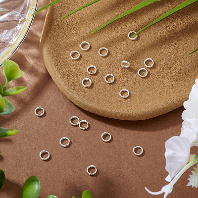 925 Sterling Silver Split Jump Rings STER-TA0001-48D-1