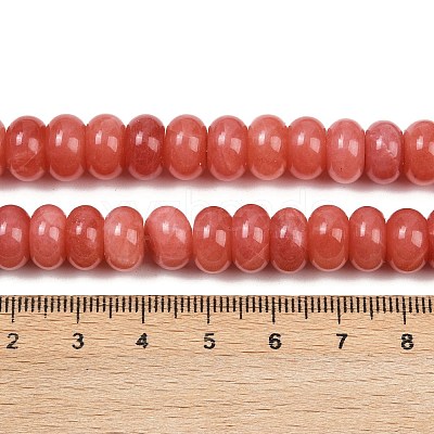 Dyed Natural White Jade Beads Strands G-G107-A27-01-1