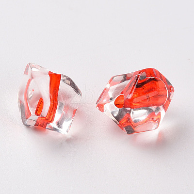 Transparent Acrylic Beads X-TACR-S154-04A-1
