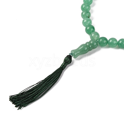 Natural Green Aventurine Beads Stretch Bracelets BJEW-I319-01C-1