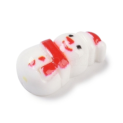 Opaque Christmas Theme Resin Cabochons RESI-H162-06K-1