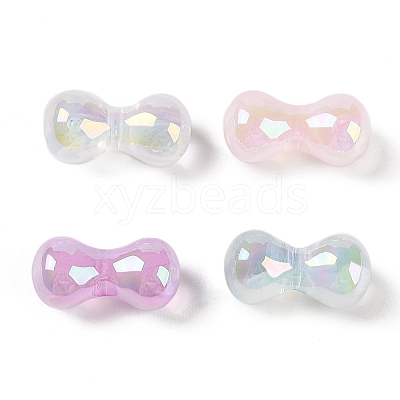 Opaque Acrylic Beads OACR-G035-04-1