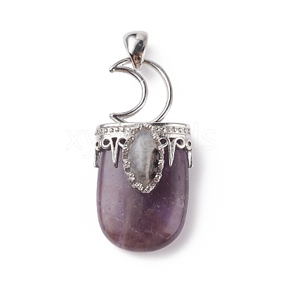 Natural & Synthetic Mixed Stone Pendants G-F639-09-P-1