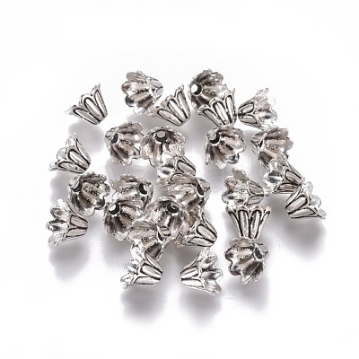 Tibetan Style Bead Caps X-LF0600Y-NF-1