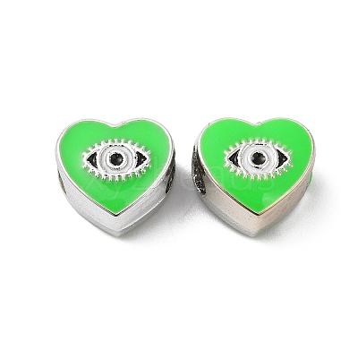 CCB Plastic European Beads CCB-B001-01G-1