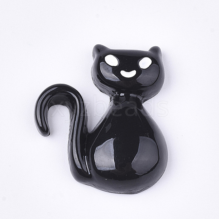 Resin Kitten Cabochons CRES-T010-104A-1