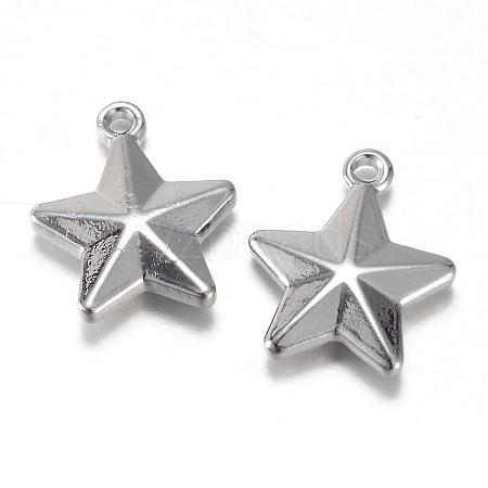 Tarnish Resistant 201 Stainless Steel Charms STAS-G081-09P-1