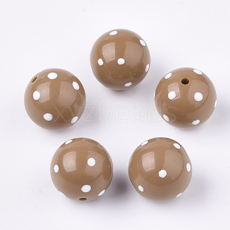 Acrylic Beads SACR-T345-02B-02-1