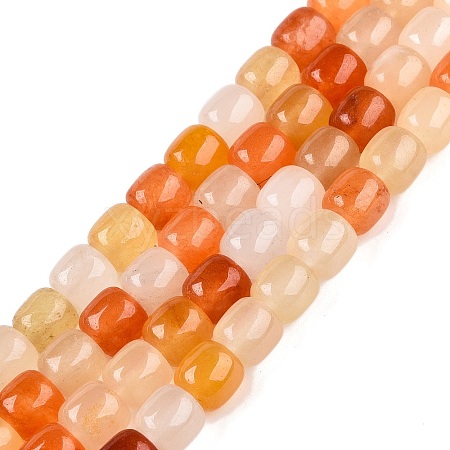 Natural Pink Aventurine Beads Strands G-N342-66-1