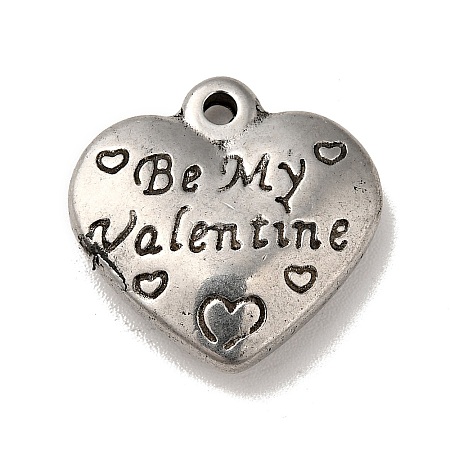 Valentine's Day 304 Stainless Steel Pendants STAS-G278-21AS-1