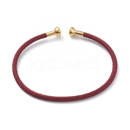 Braided Carbon Steel Wire Bracelet Making MAK-A017-B03-1