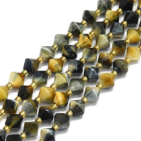 Natural Tiger Eye Beads Strands G-I376-B04-01-1