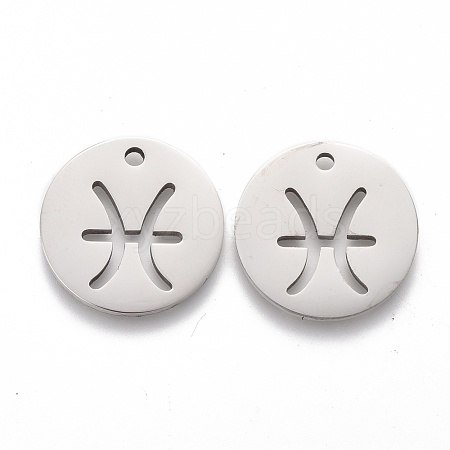 Tarnish Resistant 201 Stainless Steel Pendants STAS-Z001-B-11P-1