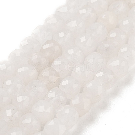 Natural White Jade Beads Strands G-H028-A09-17-1