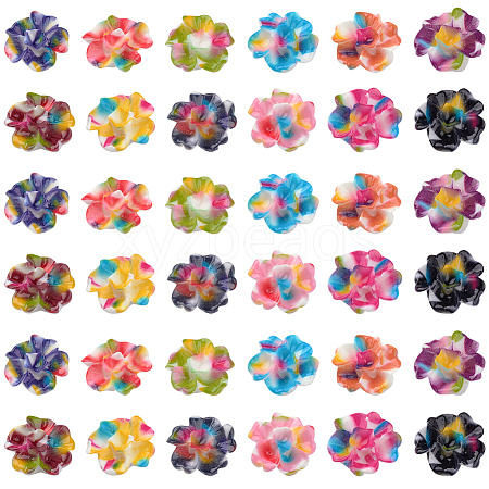 SUNNYCLUE Spray Painted Resin Cabochons CRES-SC0001-99-1