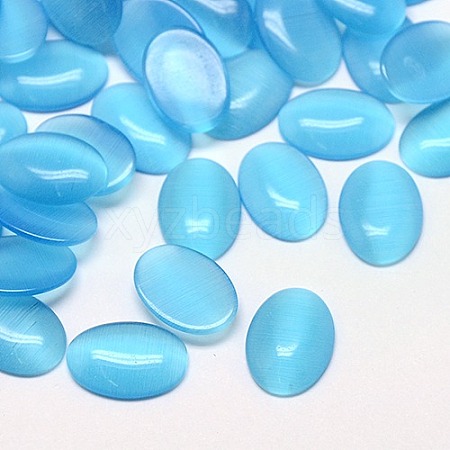 Cat Eye Cabochons CE-J005-10x14mm-28-1