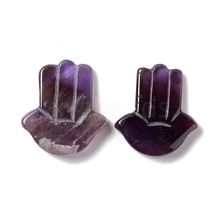 Natural Amethyst Cabochons G-E579-04A-1