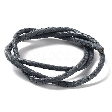 Braided Leather Cord VL3mm-8-1