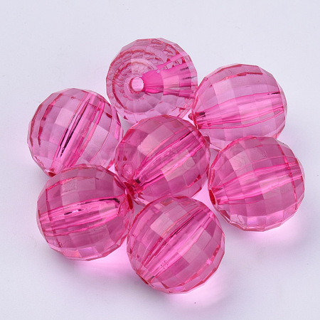 Transparent Acrylic Beads TACR-Q254-22mm-V08-1