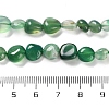 Natural Green Onyx Agate(Dyed & Heated) Beads Strands G-P497-01C-30-5