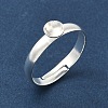 Adjustable Brass Pad Ring Setting KK-K414-01B-S-2