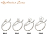 Brass Cup Peg Open Cuff Ring Settings LS-KK-G518-10P-02-4