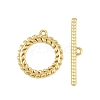 Brass Toggle Clasps KK-G548-34A-G-2