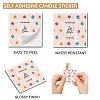 10 Sheets Paper Lip Balm Adhesive Label Stickers STIC-WH0026-011-3