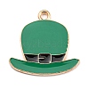 Saint Patrick's Day Alloy Enamel Pendants ENAM-G222-01B-02-1