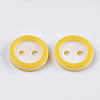 Resin Buttons BUTT-Q041-02O-2