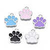 Alloy Enamel Pendants X-ENAM-T016-22P-RS-1