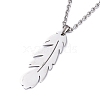 304 Stainless Steel Double Layer Necklaces NJEW-M181-04P-3