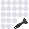 Flat Round PEVA Bathtub Non-Slip Stickers AJEW-CN0003-85A-1
