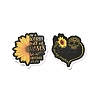 50Pcs Cartoon Sunflower Paper Sticker Label Set DIY-G066-01-2