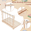 Wood Binding & Sewing Frame AJEW-WH0596-266-3