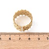 304 Stainless Steel Open Cuff Rings for Women RJEW-K309-10A-G-5